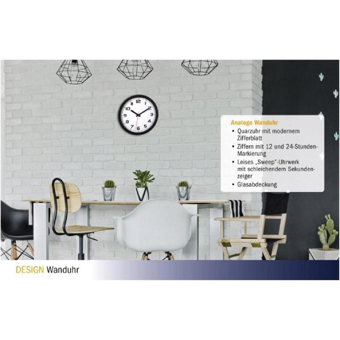 Thumbnail - TFA, Wanduhr, Wanduhr mit Sweep (30.50 cm)