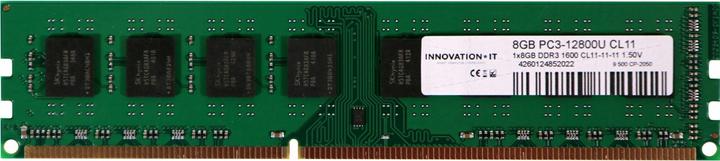 Produktbild Innovation IT Innovation PC 670433 8GB DDR3 1600MHz Speichermodul (1 x 8GB, 1600 MHz, DDR3-RAM, DIMM)