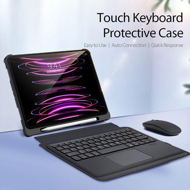 Produktbild Dux Ducis Touchpad Keyboard Case (US, iPad Air 2020 (4. Gen), iPad Air 2022 (5. Gen))