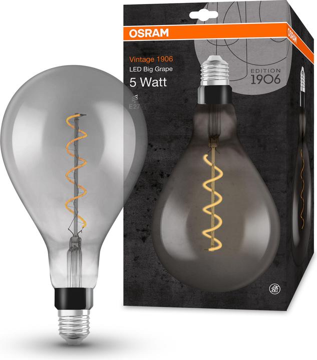 Actual product image Osram Vintage 1906 (E27, 5 W, 110 lm, 1 x, G)
