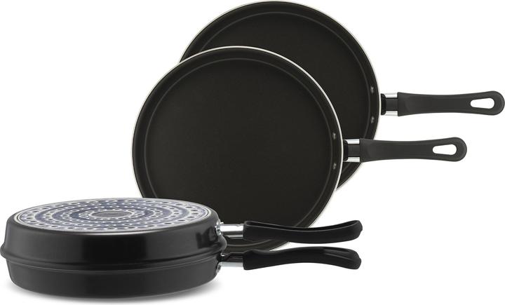 Productafbeelding Piardi Home Speciale lijn - Dubbele koekenpan 24cm (Koekenpan, Aluminium)