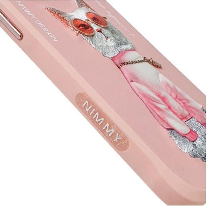 Produktbild Nimmy case iPhone 15 Pro Max 6.7" pink Glasses Cool Cat (Apple iPhone 15 Pro Max)