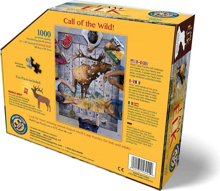 Productafbeelding Madd Capp Eland contour puzzel (1000 onderdelen)