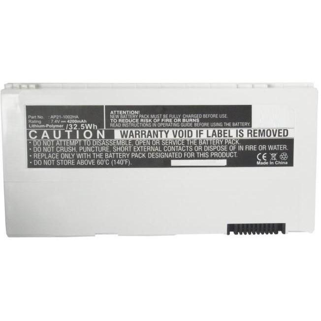 Thumbnail - CoreParts Laptop Battery for Asus (1 Zellen, 4200 mAh), Notebook Akku, Weiss