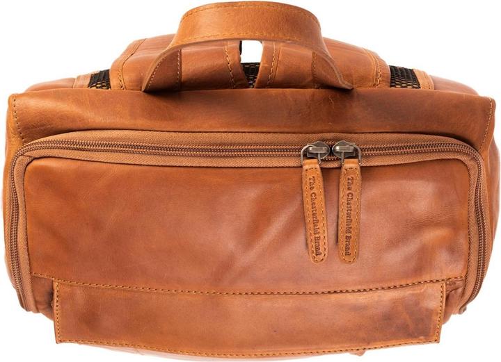 Image du produit Chesterfield Rich Leren ordinateur portable Rugtas - 15,4 inch - Cognac (19 l)