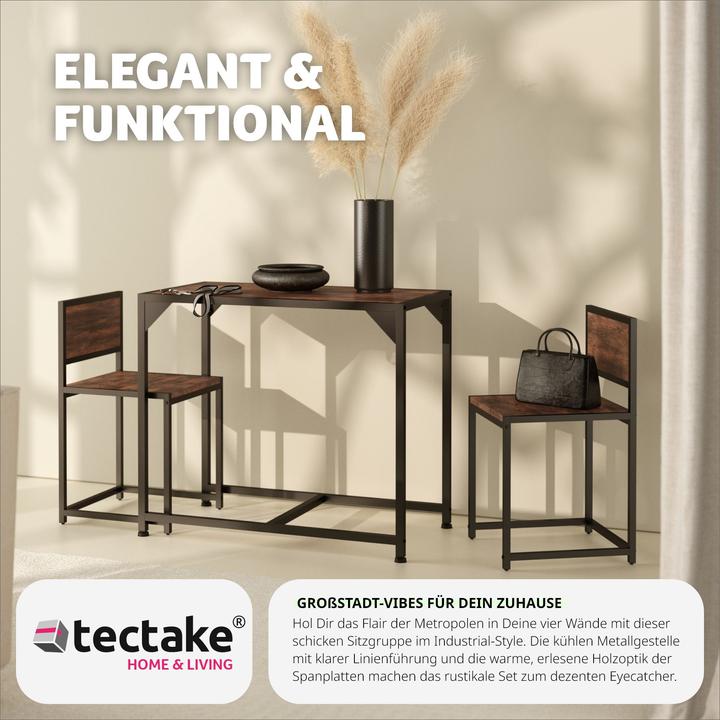 Produktbild tectake Sitzgruppe Milton (Holz)