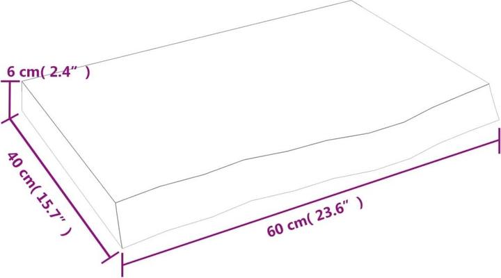 Immagine prodotto VidaXL Gianna (60 x 6 x 40 cm)