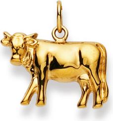 Image du produit Natsumi Schmuck Pendentif Vache en or jaune 18K/750 (750/18 K Or jaune)