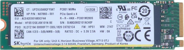 Actual product image HP Pcie SSD (512 GB, M.2 2280)