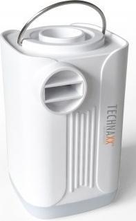 Actual product image Technaxx Mini rechargeable air pump with LED light
