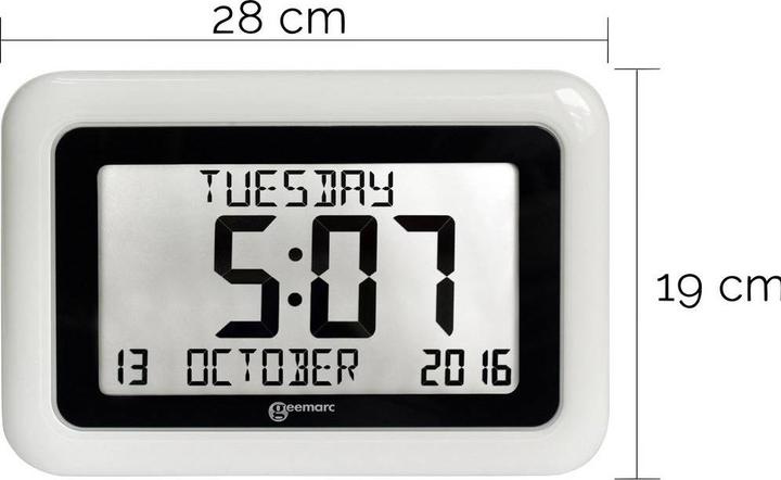 Image du produit Geemarc Horloge radio à quartz