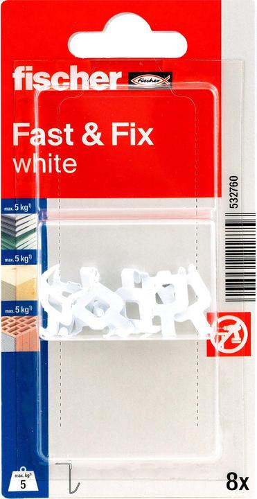 Image du produit Fischer Fast&Fix blanc K (8 pcs)