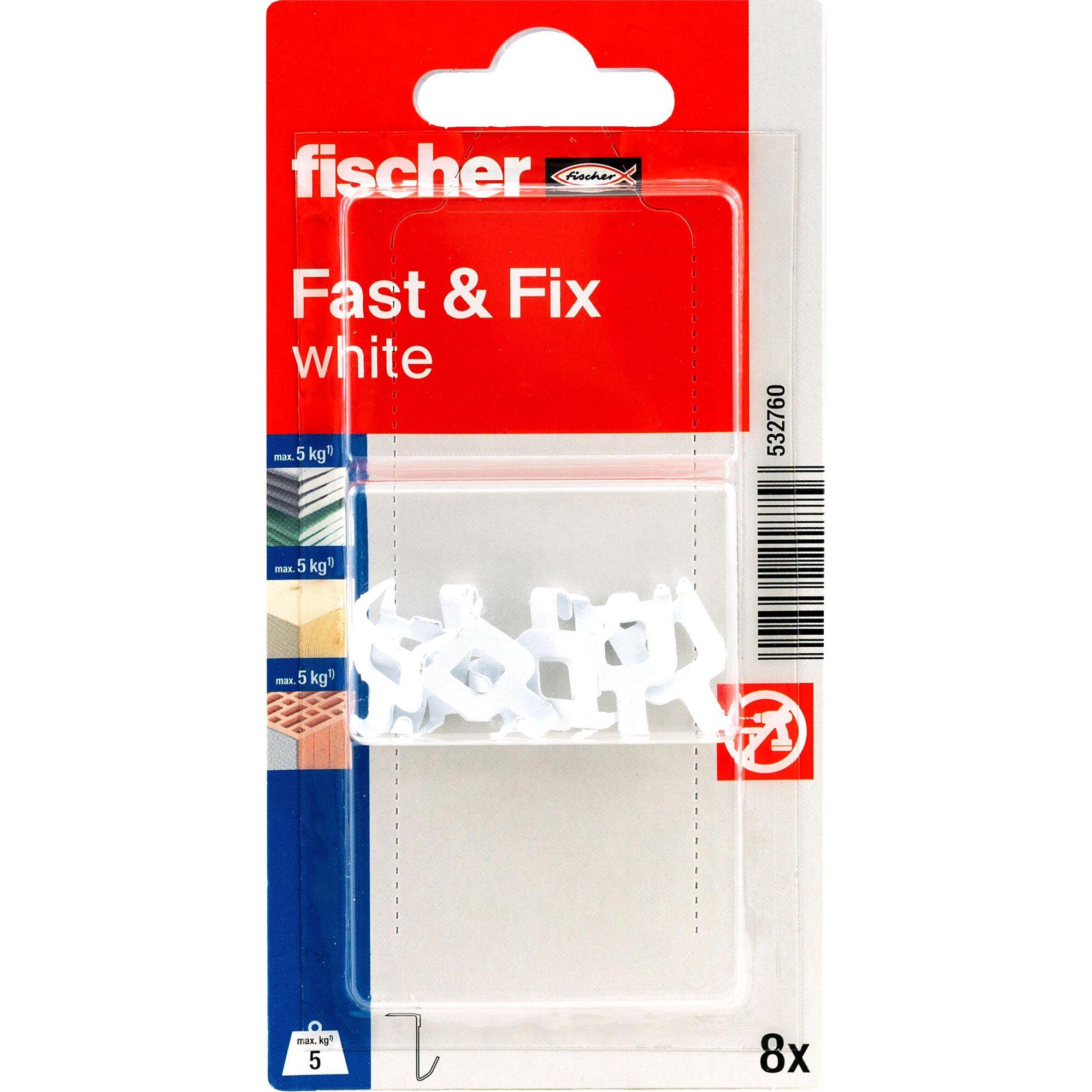 Fischer, Klebehaken + Klebenagel, Fast & Fix