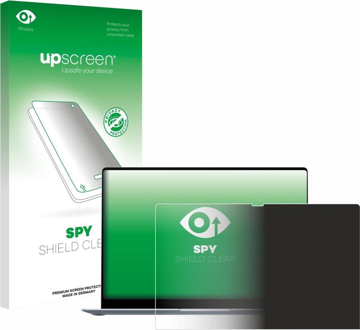 upscreen Sichtschutzfolie Anti-Spy Privacy Folie Blaulicht-Schutz (15.60", 16:9)