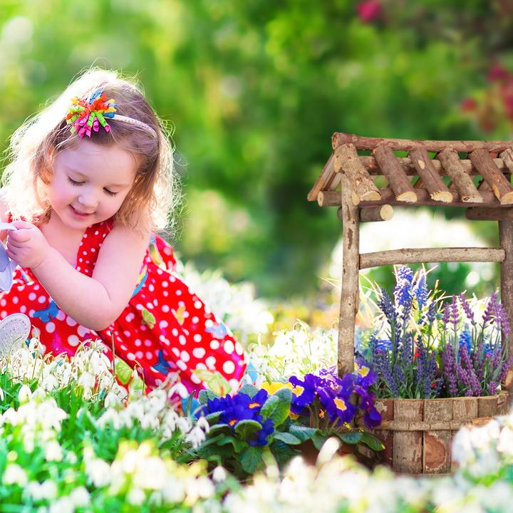 Produktbild Relaxdays Holzbrunnen