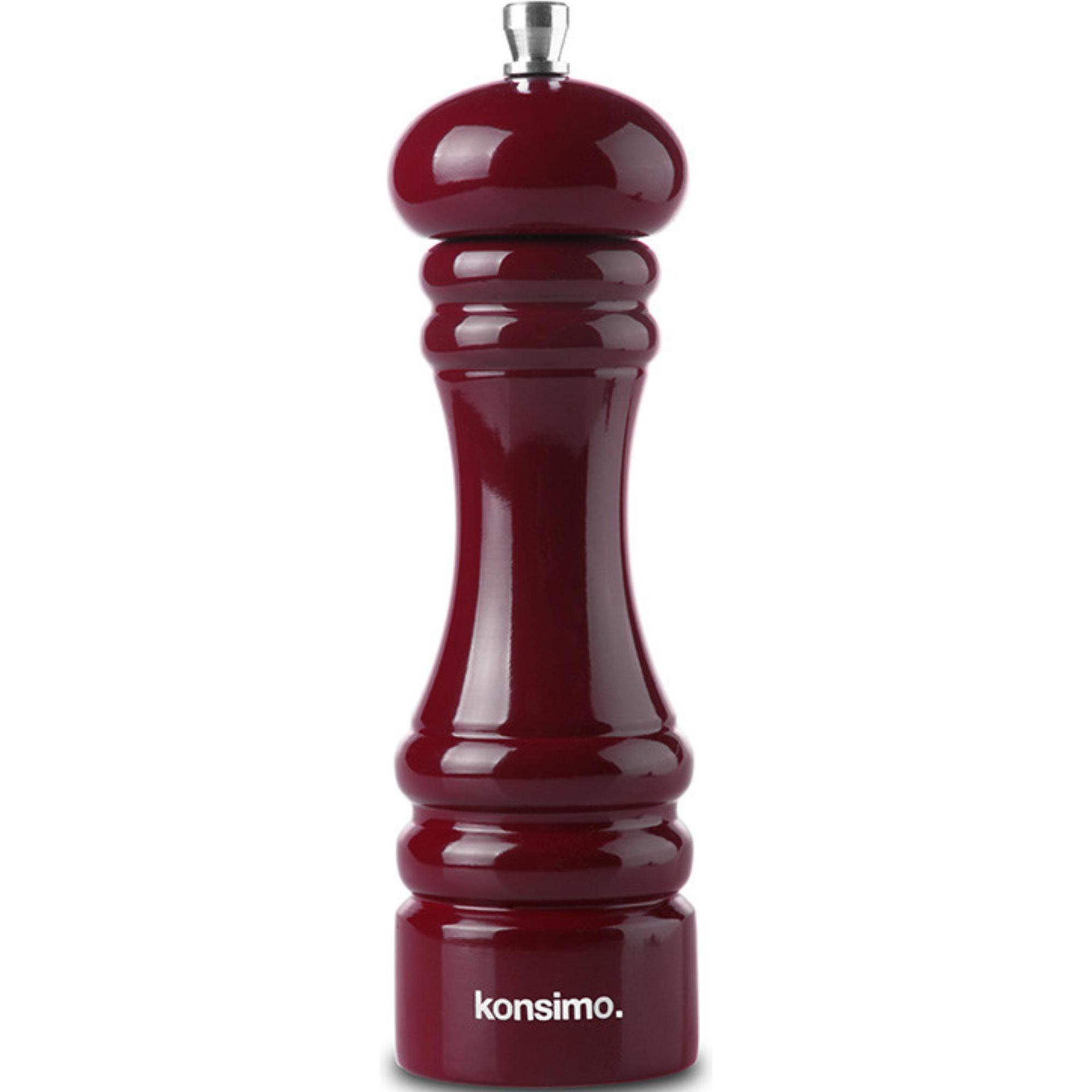 Konsimo Milos, Pfeffermühle + Salzmühle, Rot