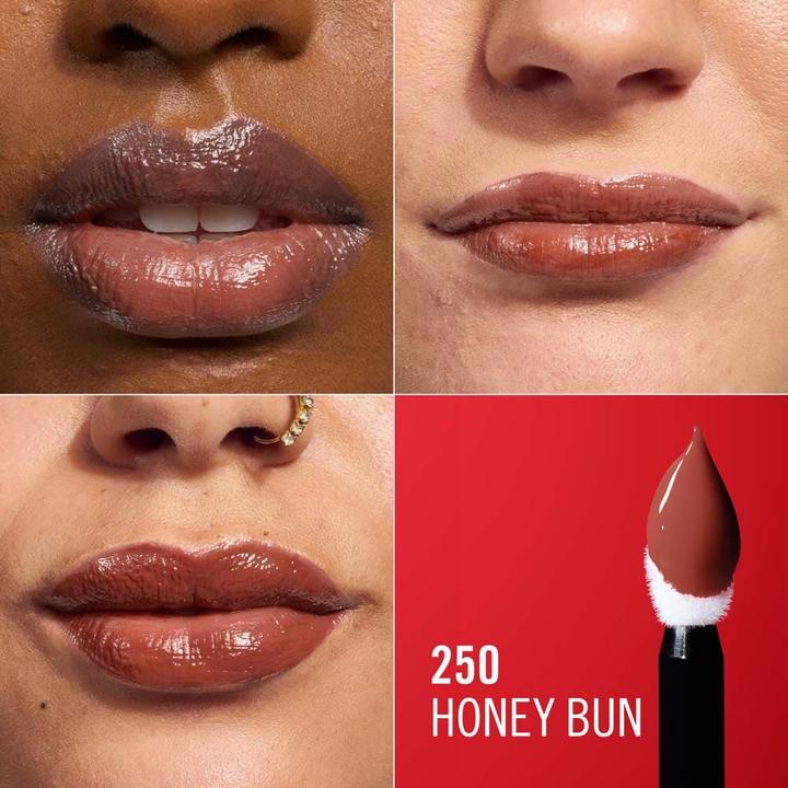 Produktbild Rimmel London Rimmel Thrill Seeker Lip Latex 250 Honey Bun Ultra-Smooth Finish (250 Honey Bun)