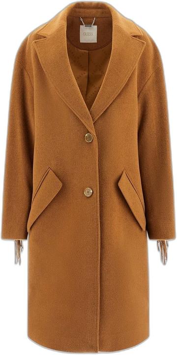 Actual product image Guess Martine Wool Blend Jacket with Classic Lapels and Button Front