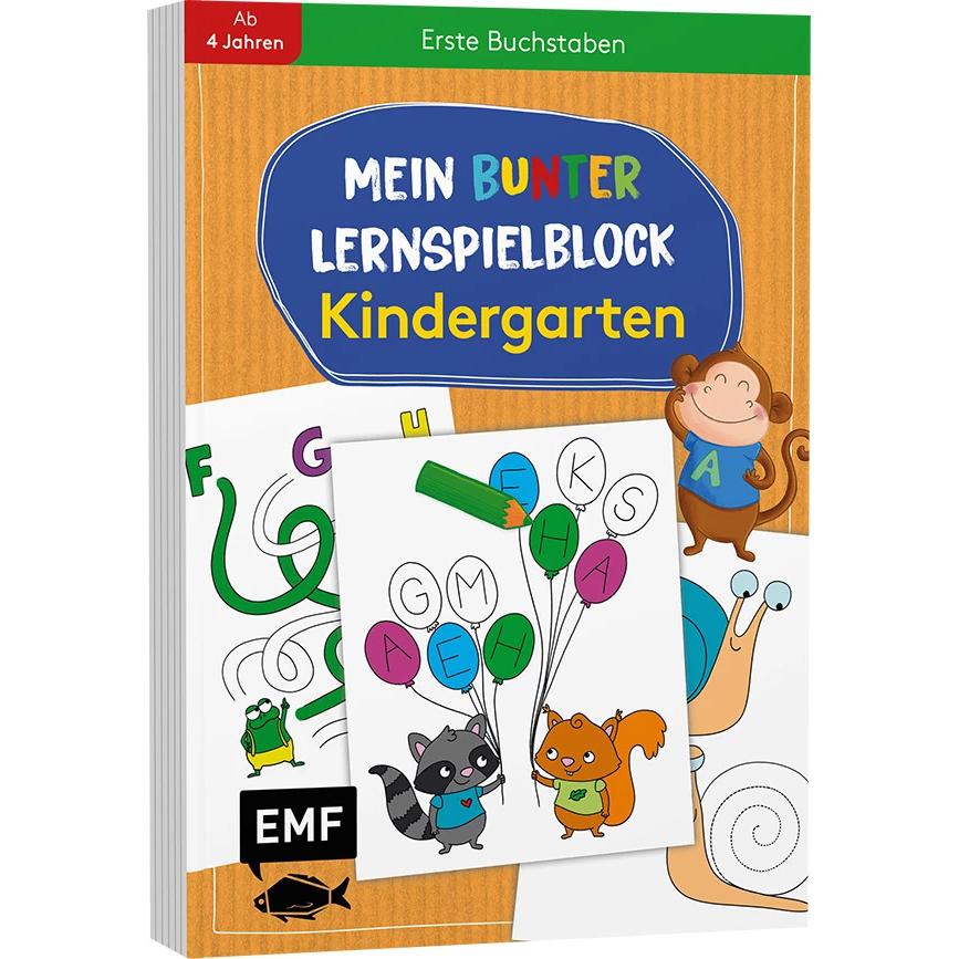 Mein bunter Lernspielblock – Kindergarten: Erste Buchstaben, Kinderbücher von Sandy Thissen