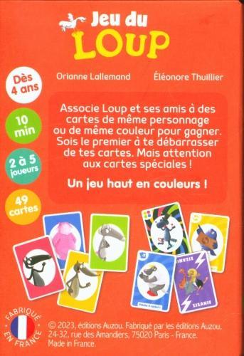 Image du produit Auzou France Jeu du loup : gare à vous! (Français)