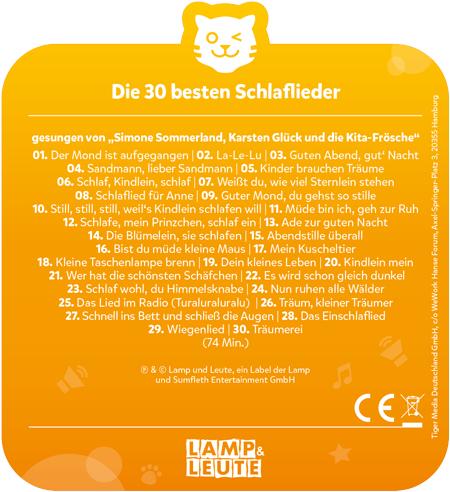 Produktbild Tigermedia Tigercard- Die 30 besten Schlaflieder (Deutsch)