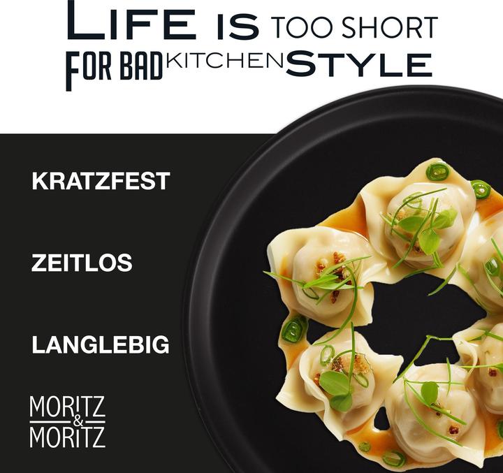 Actual product image Moritz & Moritz NORDIC 18tlg Geschirrset Schwarz (6 Piece)