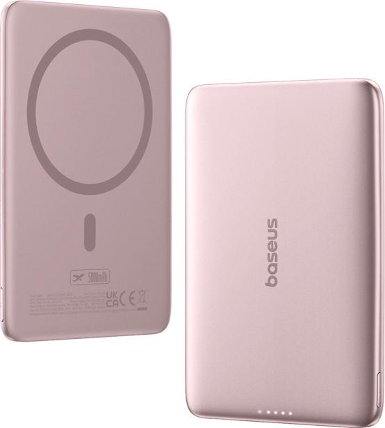 Image du produit Baseus PicoGo AM41 20W Powerbank magnétique 5000mAh Nebula Pink (5000 mAh, 20 W)