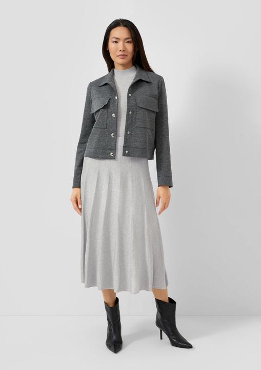 Immagine prodotto s.Oliver Strickpullover Kurzarm-Feinstrickpullover mit Glitzergarn aus leicht durchsichtigem Stoff (40)