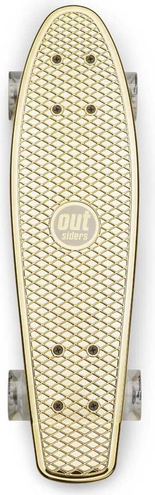 Produktbild Outsiders - Chrome Edition Retro Skateboard Gold (6")