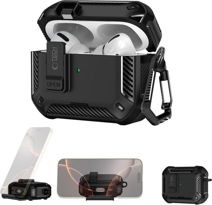 Image du produit 4Kom Tech-Protect Airpods Pro 3 Carbonox Magsafe (Manchon pour casque d'écoute)