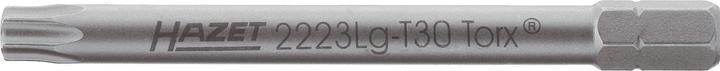 Immagine prodotto HAZET Bit 2223LG-T30 ∙ Attacco esagonale, massiccio, 6,3 (1/4 di pollice) ∙ Profilo interno TORX ∙… (T30)