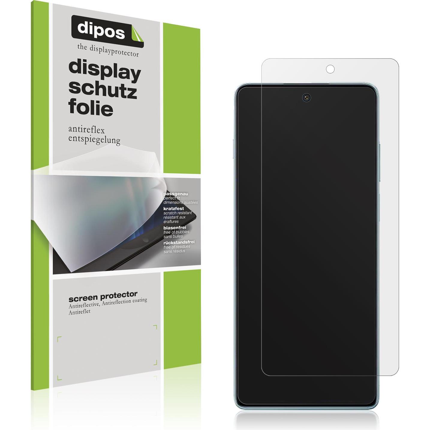Thumbnail - Dipos Displayschutzfolie Antireflex (2 Stück, Motorola Moto Edge S30), Smartphone Schutzfolie, Transparent