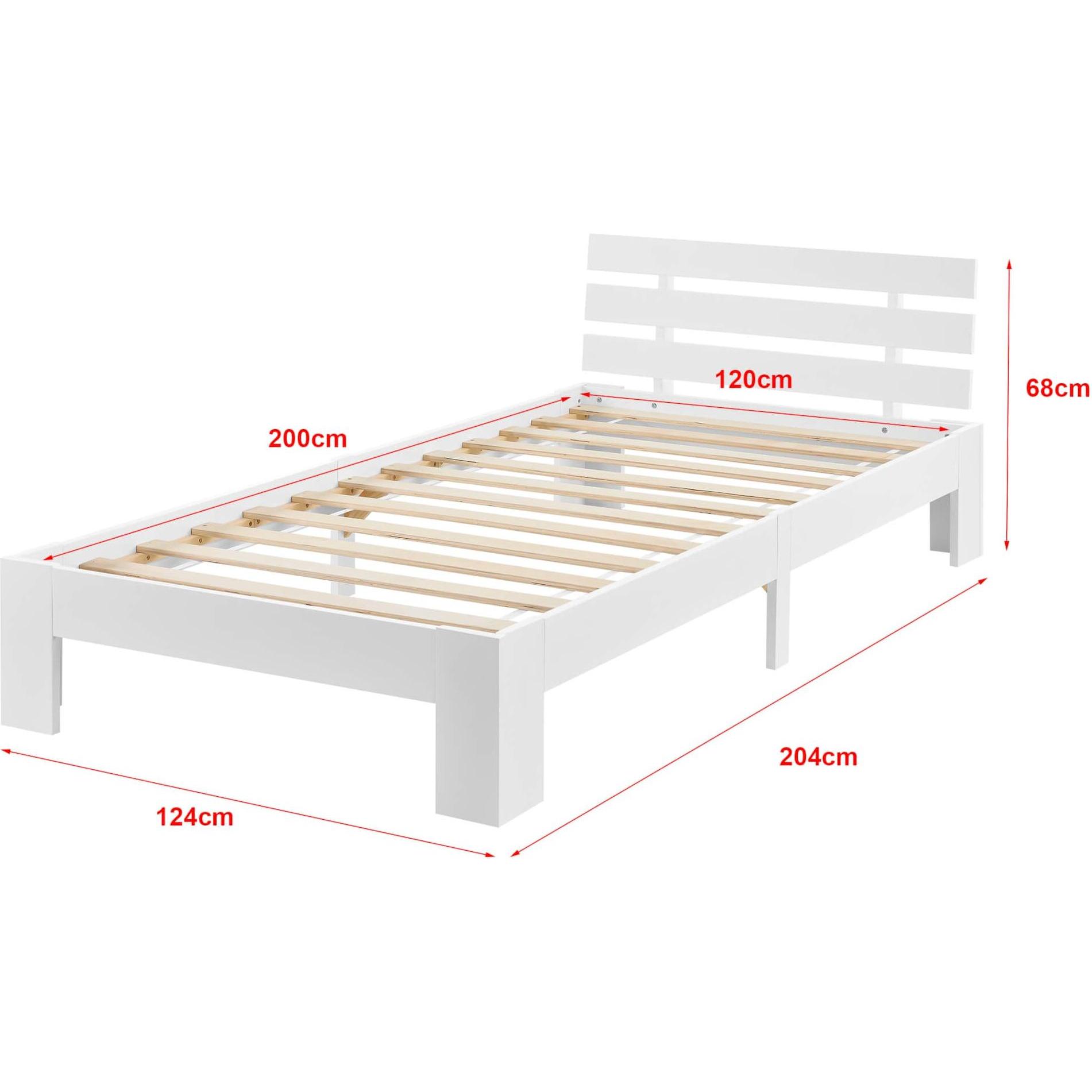 Thumbnail - En.Casa, Bett, Nivala (120 x 200 cm)