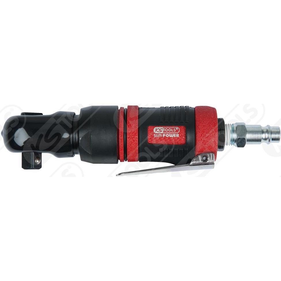 KS Tools, Ratsche, SlimPOWER Mini-Druckluft-Umschaltratsche, max. 6,3 bar (90 psi), 3/8" (3/8")