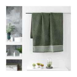 Douceur D'intérieur, Frotteewäsche, Handtuch Bad, Khaki, 70x130x0,5, normaler Schwamm