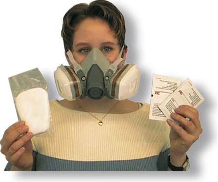 Image du produit 3M Jeu de masques de protection 6200 Kit/A2/P2 (A2P2, 1 x)