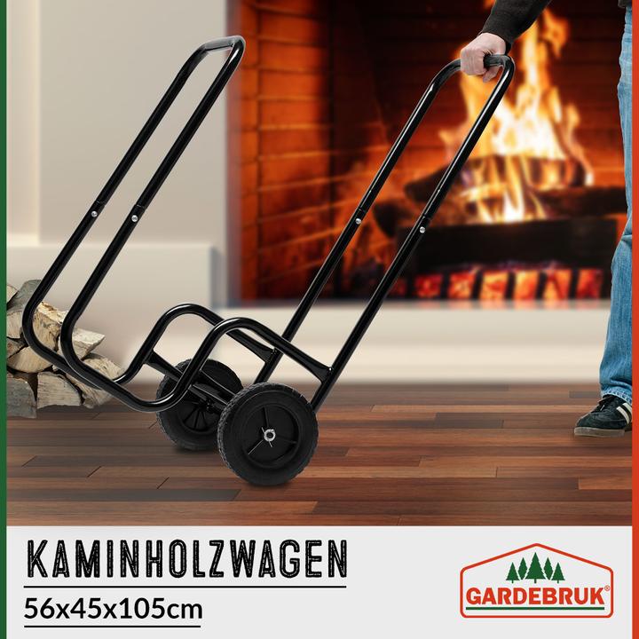Actual product image Deuba Firewood trolley