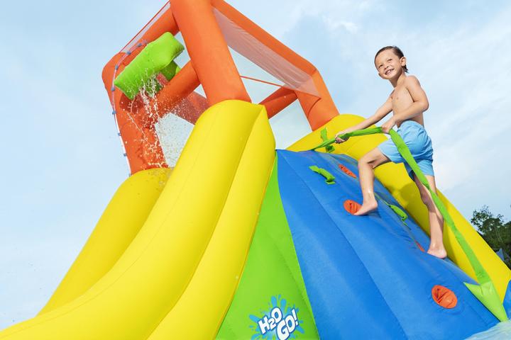 Produktbild Bestway Inflatable Water Park Pool 435x286x267cm + 5 Years Garden 53478