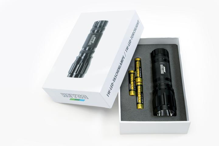 Produktbild HEYCO 1W-LED-Taschenlampe 110 mm (11 cm)