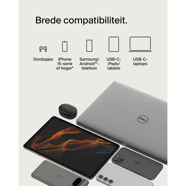 Image du produit Belkin USB C – USB C (0.15 m, USB 2.0, 60 W)