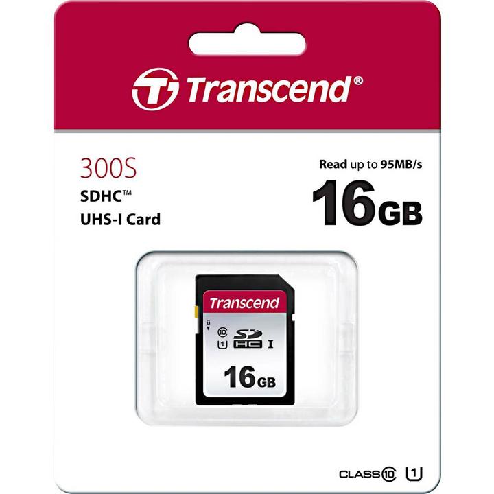 Produktbild Transcend SDC300S (16 GB, SDHC, U1, UHS-I)