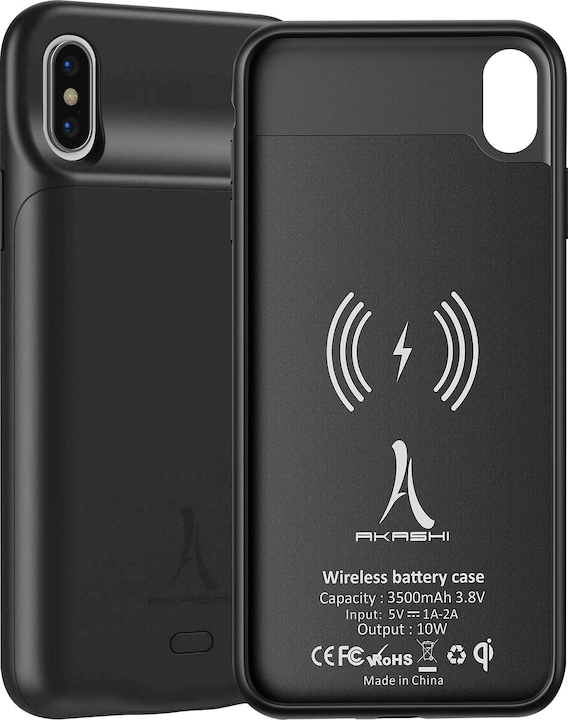 Actual product image Akashi COQUE BATTERY 3500 MAH IPHONE X/XS- (Apple iPhone X)