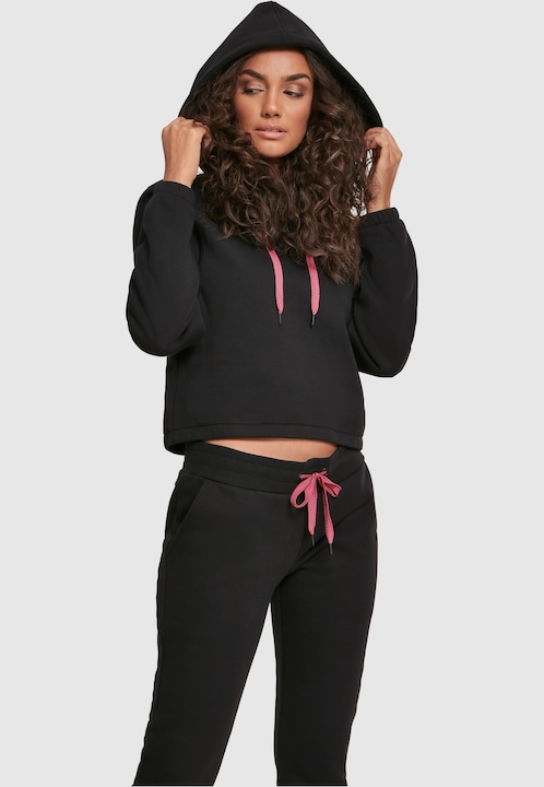 Actual product image Urban Classics Ladies Contrast Drawstring Hoody (S)