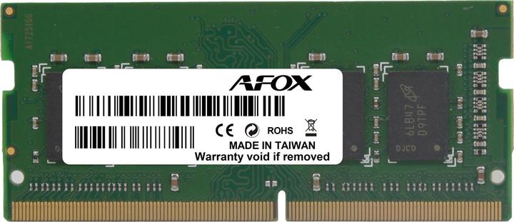 Productafbeelding AFOX SO-DIMM DDR3 8GB geheugenmodule 1600 MHz LV 1.35V (1 x 8GB, 1600 MHz, DDR3 RAM, SO-DIMM)