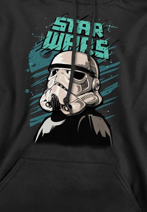 Actual product image Star Wars Mens Street Glare Stormtrooper Hoodie (XL)