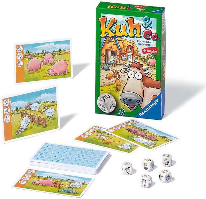 Actual product image Ravensburger Cow & Co. (German, 2 - 6 Players)