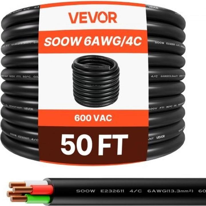 Vevor Soow 6awg (15.24 m)