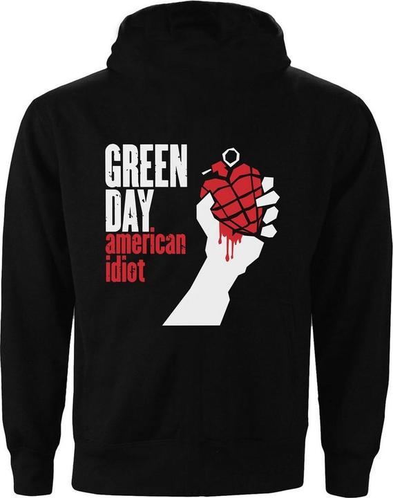 Produktbild Green Day American Idiot Hoodie mit durchgehendem Reissverschluss (S)