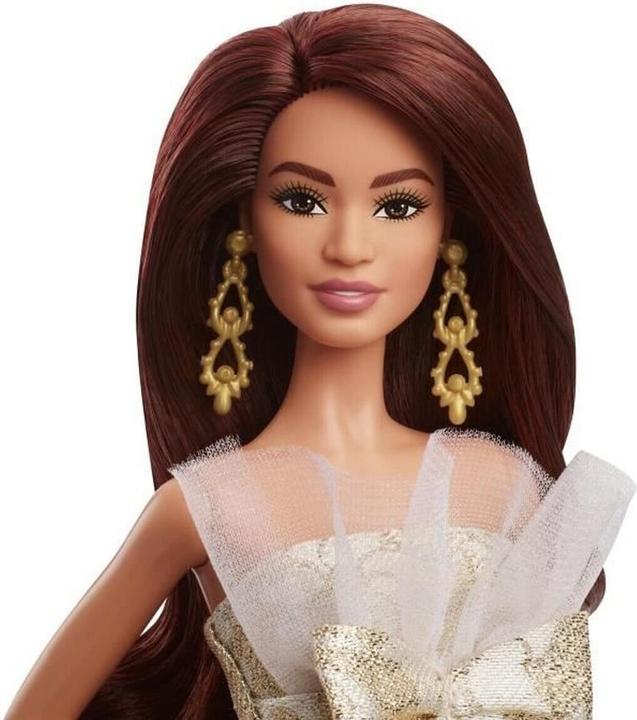 Image du produit Mattel JBH97 Barbie - Weihnachtspuppe braune Haare 2025 / ab 3 Jahren