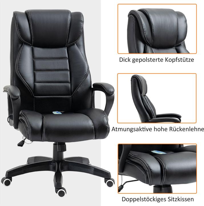 Actual product image Vinsetto Office chair with massage function (48 - 56 cm)